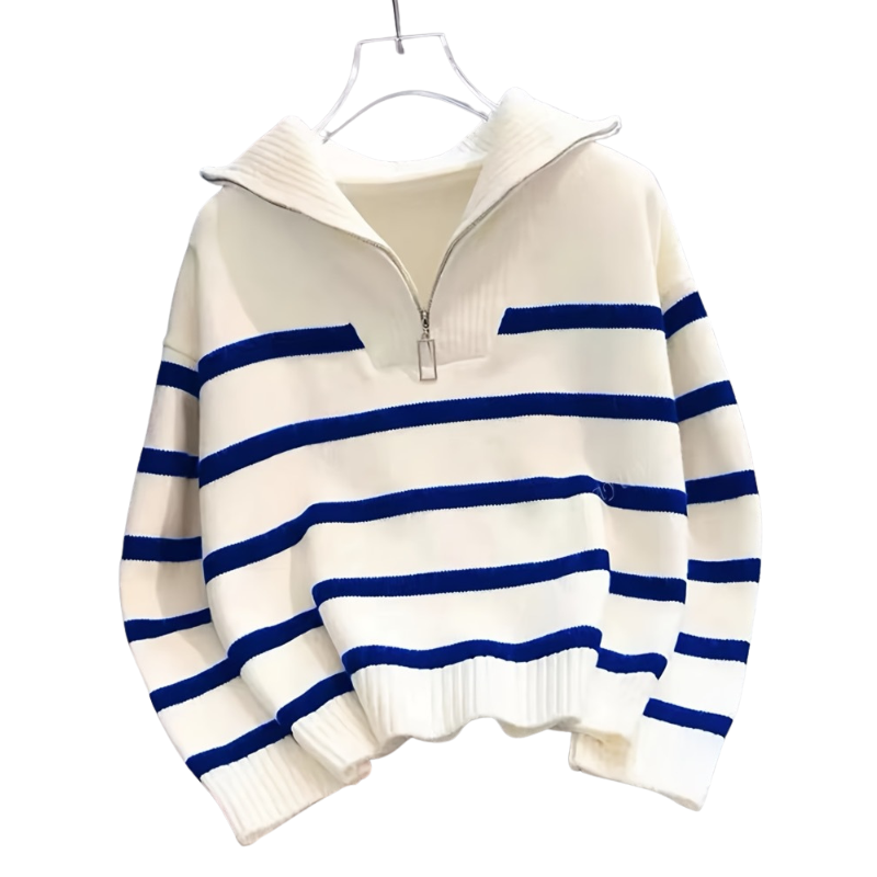 SUSAN™ – Casual Long Sleeve Collared Jumper