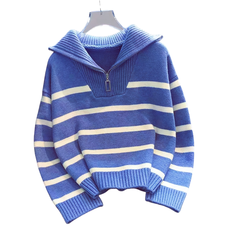 SUSAN™ – Casual Long Sleeve Collared Jumper